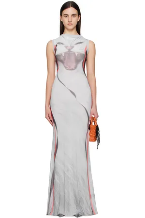 OTTOLINGER Multicolor Mesh Maxi Dress