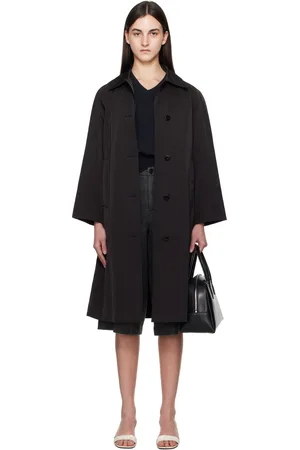 Nothing Written Nylon Volume Balmacaan Trench Coat