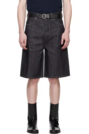 Jil Sander Blue Raw Denim Shorts