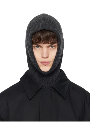LEMAIRE Gray Hood Lambswool Balaclava