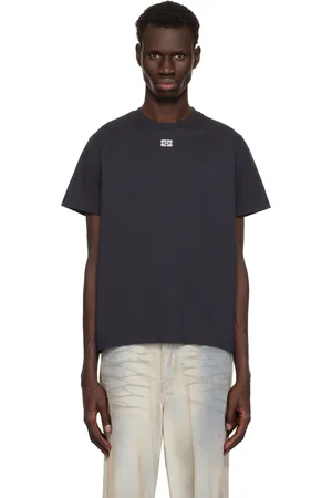 Ganni Black Relaxed Rhinestone T-shirt