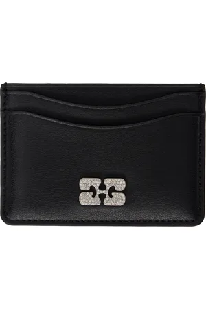 Ganni Black Bou Card Holder