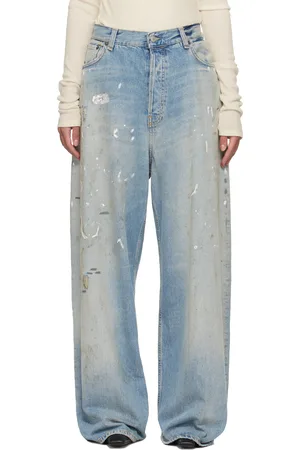 Acne Studios Blue Super Baggy Fit 2023F Jeans