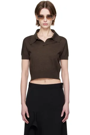 Khaite Brown Morgane Polo