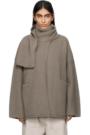 Lauren Manoogian Taupe Wrap Coat