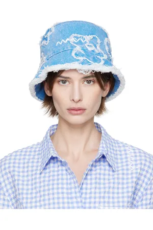 Marni Blue Patched Denim Bucket Hat