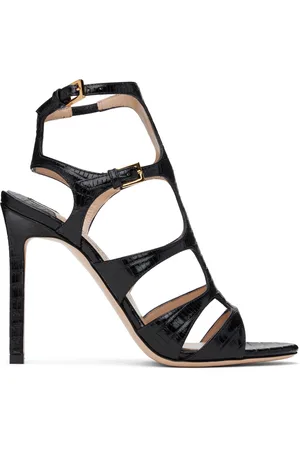 Tom Ford Black Tejus Paradis Heeled Sandals