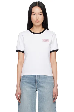Ganni White Heavy Cotton Small T-shirt
