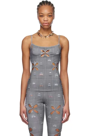 J.KIM Gray Auto Camisole