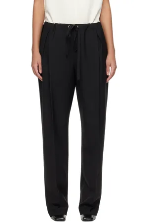 Khaite Black Trenton Trousers