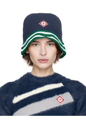 Casablanca Stripe Crochet Bucket Hat