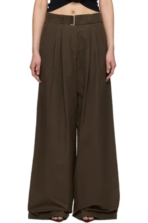 MAGDA BUTRYM Belted Relaxed Cotton Trousers