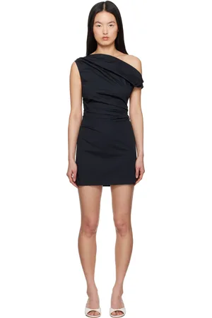 Staud Black Phare Minidress
