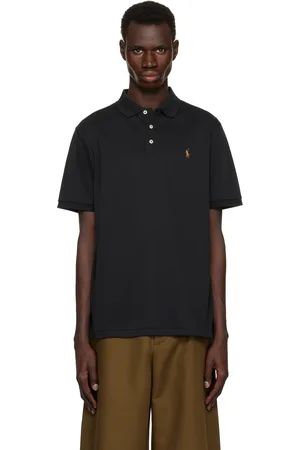 Ralph Lauren Black Classic Fit Soft Cotton Polo