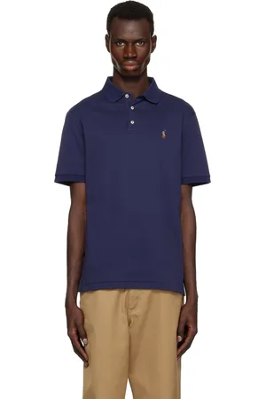 Ralph Lauren Navy Classic Fit Soft Cotton Polo
