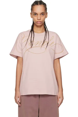 Moncler Pink S/S Logo T-shirt