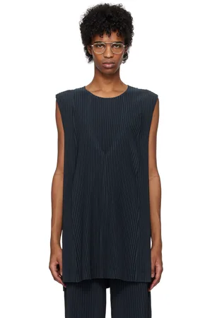 Issey Miyake Navy Monthly Color January Tank Top