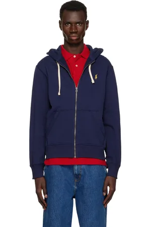 Ralph Lauren Navy Fleece Full-Zip Hoodie