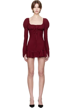 Mirror Palais Burgundy Fair Verona Minidress