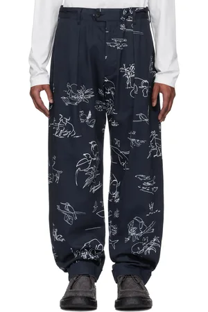ENGINEERED GARMENTS Navy Carlyle Trousers