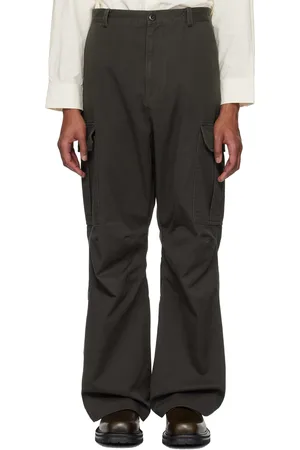 Tonywack Black Loose Flared Cargo Pants