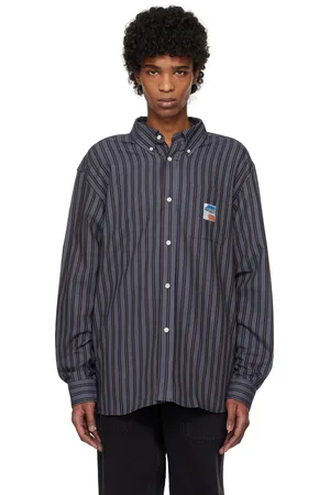 Palmes Navy Deuce Oxford Shirt