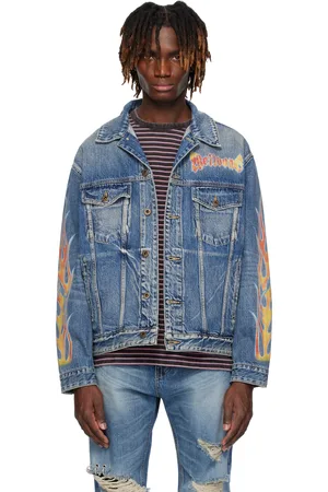 We11 Done Blaze Logo Denim Jacket