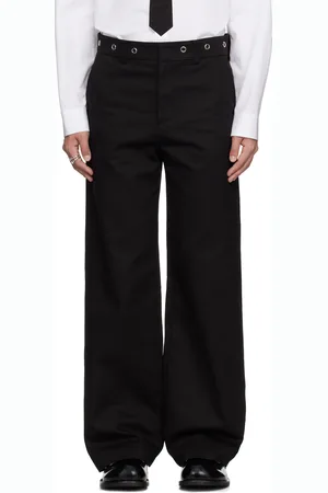We11 Done Eyelet Detailed Trousers