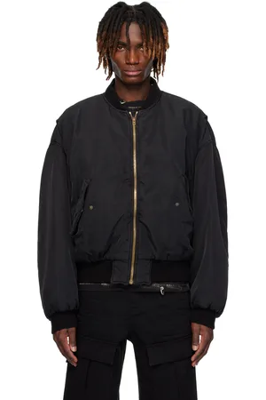 We11 Done Curved Bomber Jacket