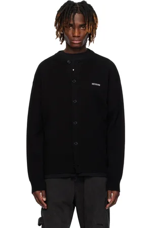 We11 Done Logo Knit Cardigan
