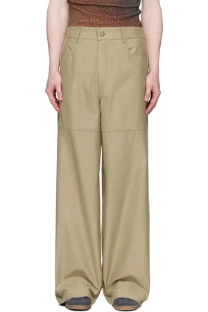 Serapis Beige Wide Sailor Trousers