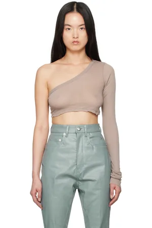 Rick Owens Taupe Hollywood Ziggy T-shirt