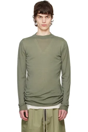 Rick Owens Green Hollywood Level Lupetto Sweater