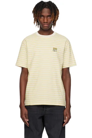 Kenzo Off-White & Yellow Paris VERDY Edition Embroidered T-shirt
