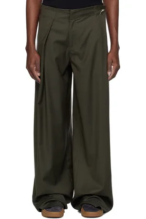 Serapis Brown Jewel Rudder Trousers