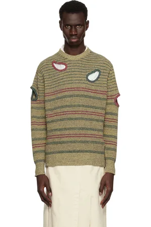 TOGA VIRILIS Multicolor Hole Knit Sweater