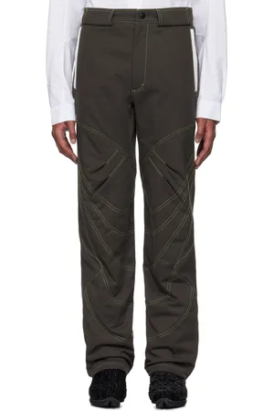 Kiko Kostadinov Brown Solix Zip Trousers