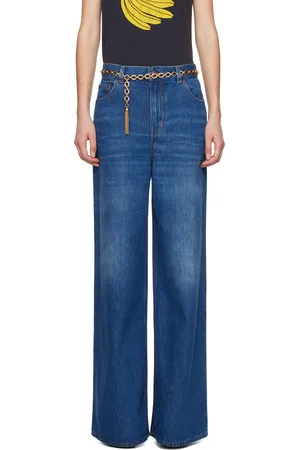 Chloé Blue Wide-Leg Jeans