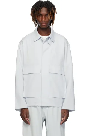 Y-3 Gray Sport Uniform Coach Jacket