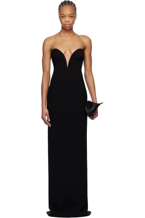 Monot Bustier Crêpe Maxi Dress