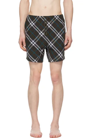Burberry Brown Check Swim Shorts