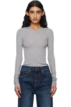 Khaite Gray Tania Top