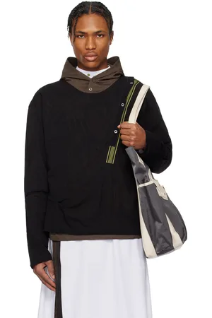 Kiko Kostadinov Brown & Black Inex Hoodie