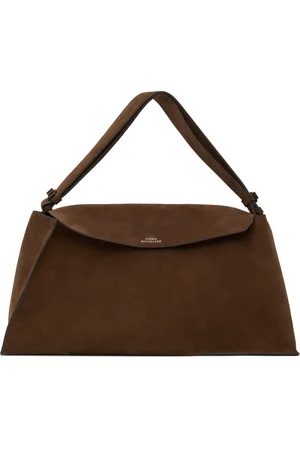 STUDIO NICHOLSON Brown Shiboru Suede Bag