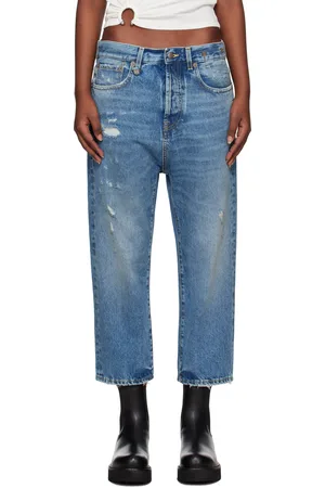 R13 Blue Tailored Drop Jeans