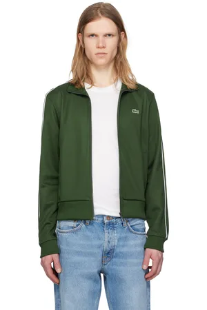 Lacoste Green Paris Piqué Zip-Up Track Jacket