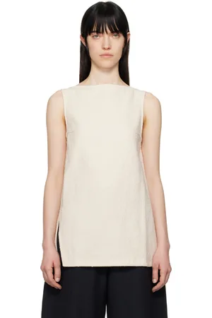 STUDIO NICHOLSON Off-White Mager Top