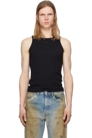 Ganni Soft Cotton Rib Tank Top