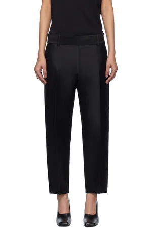 Khaite Black Cam Trousers