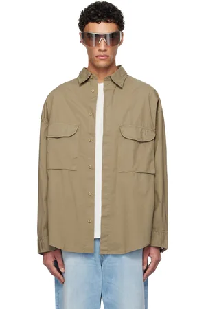 Acne Studios Taupe Button-Up Shirt